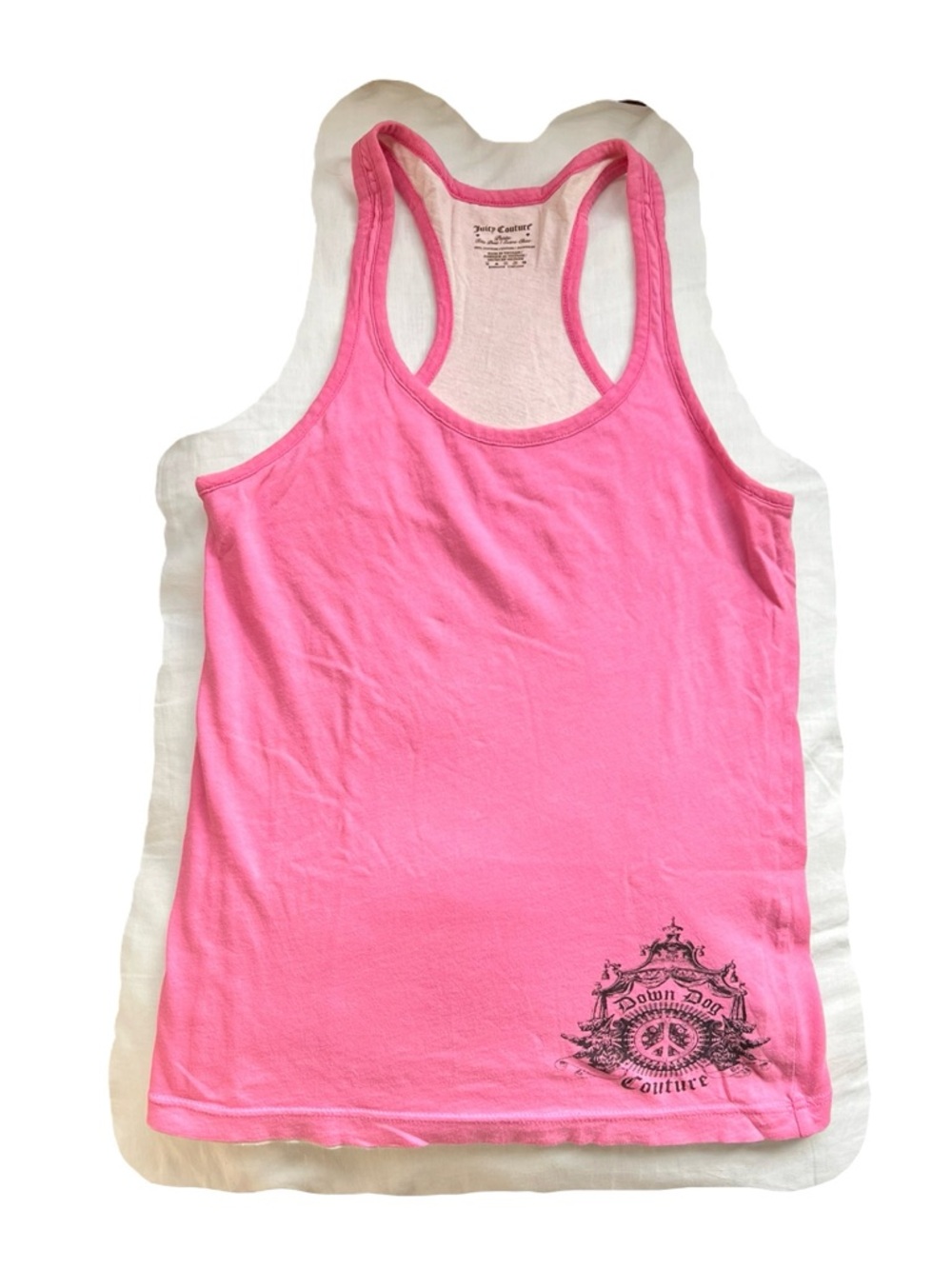 Vintage Juicy Couture Down Dog Racerback Tank